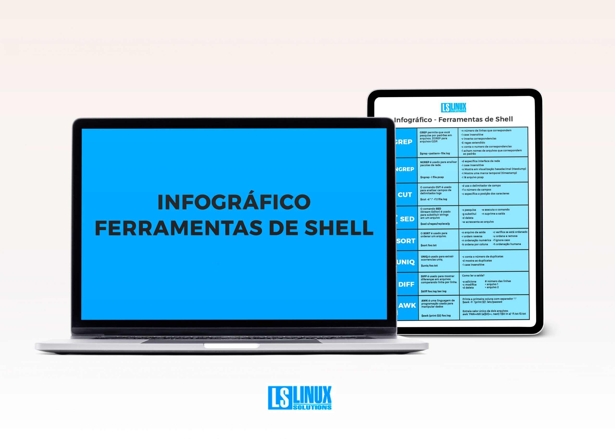 Infográfico Ferramentas de Shell