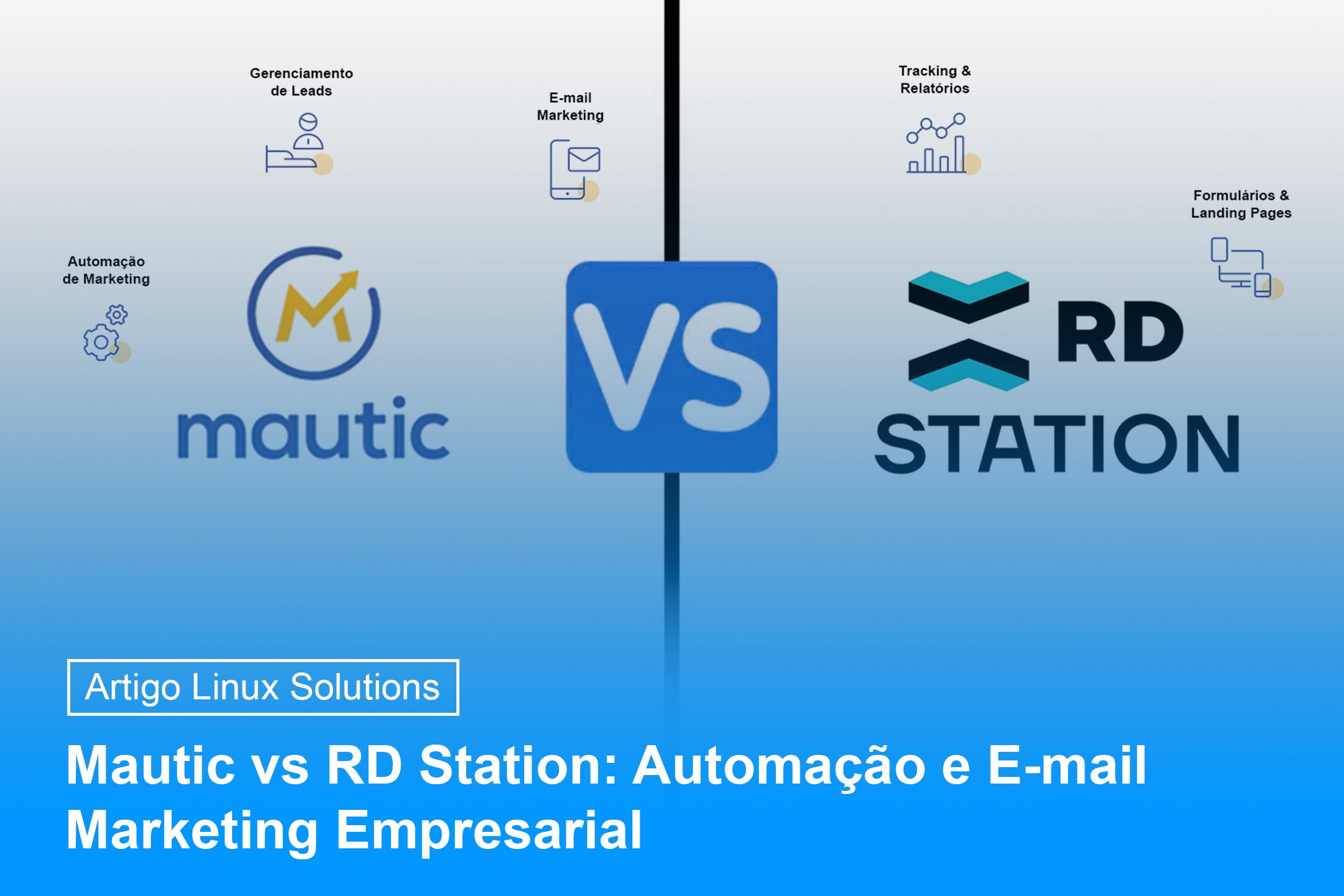 Banner do artigo de blog Mautic vs RD Station