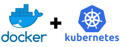 Docker + Kubernetes Logos